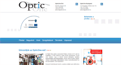 Desktop Screenshot of opticone.hu